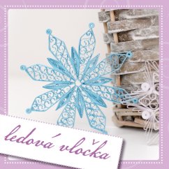 Ledová vločka | kreativní quillingová sada