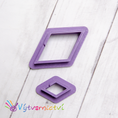 Kosočtverec | šablona na quilling