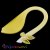 Žluto-bílé tónované papírové proužky na quilling